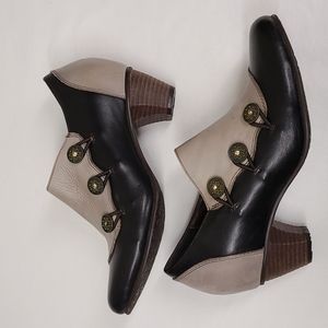 L'Artiste Spring Step Greentea Black Bootie Size 40 Steampunk